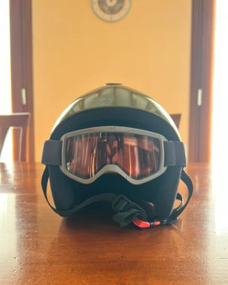 Casco sci in taglia S completo di maschera