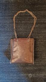 Zara Woman borsa donna grigio antracite lucido