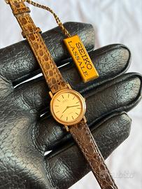 Seiko Lassale Placcato Oro NUOVO NOS 23mm