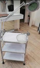 carrello estetica professionale 3 ripiani
