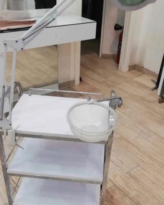 carrello estetica professionale 3 ripiani