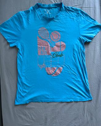 T-shirt classica blu Primark Taglia M  100% cotone