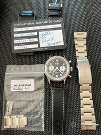 Orologio Hanhart 417 ES 1954 Flyback Reverse Panda