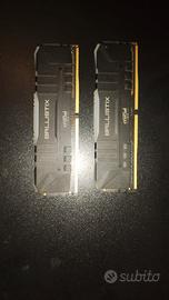 Ram ddr4, ballistix crucial, 3000,16GB(8 x 2)