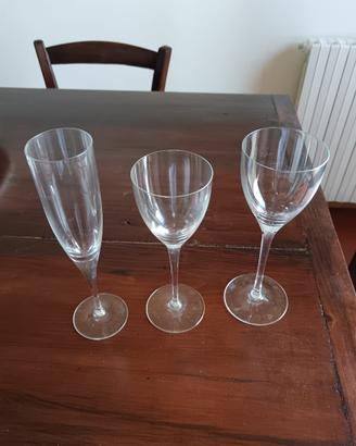 Set bicchieri in cristallo