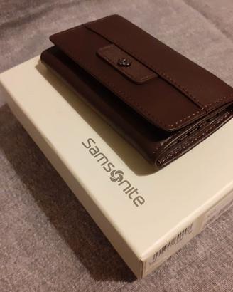 Portachiavi da donna Samsonite in pelle - NUOVO