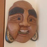 Statuetta decorativa in legno dalla Thailandia