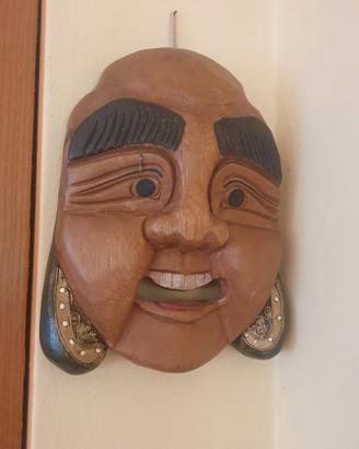 Statuetta decorativa in legno dalla Thailandia