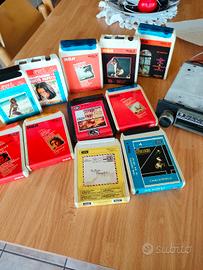 lotto vintage stereo8 e cassette anni 70
