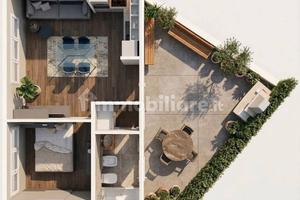 Casa semindipendente con patio privato