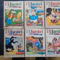 I MAESTRI DISNEY n. 2-3-4-5-6-7-n.6 pezzi [B4]