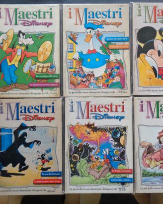 I MAESTRI DISNEY n. 2-3-4-5-6-7-n.6 pezzi [B4]