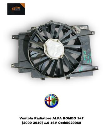 VENTOLA RADIATORE ALFA ROMEO 147 Serie (937) 50200