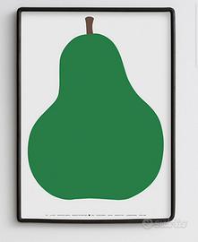 Poster "La Pera" di Enzo Mari 50x70