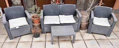 Set giardino usato nero