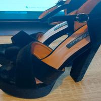 Sandali tacco alto 38 neri