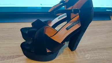 Sandali tacco alto 38 neri