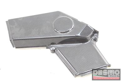 Cartella copri cinghia centrale carbonio Ducati Mo