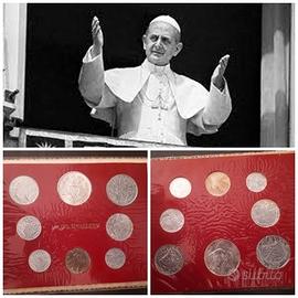 Vaticano serie 8 monete 1975 an. ivb. mcmlxxv, pao