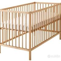 Lettino SNIGLAR 60x120 cm Completo di materasso