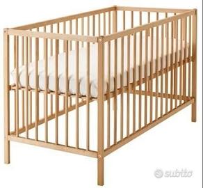 Lettino SNIGLAR 60x120 cm Completo di materasso