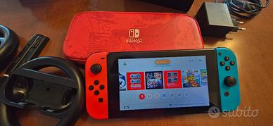 Console Nintendo Switch con accessori 
