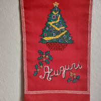 Decorazione natalizia RICAMATA A MANO