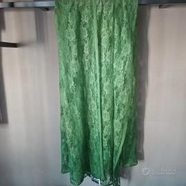 Martaccia Tua Sciarpa verde in pizzo