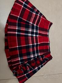 Gonnellina scozzese usata pochissimo. 12-18 mesi