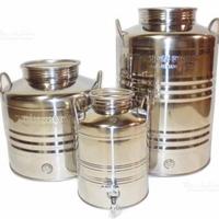 Fusti bidoni in acciaio inox per olio