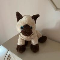 Peluche gatto siamese ajena vintage