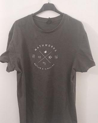 T-shirt ufficiale MathWorks x design MATLAB uomo M