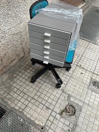 CASSETTIERA SCRIVANIA OLIVETTI SYNTHESIS