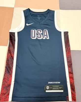 Canotta da basket Nike USA nuova