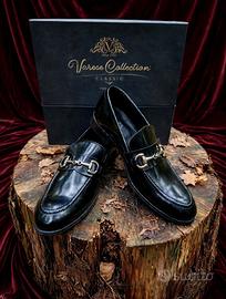 Mocassini uomo Neri pelle tg. 43 Nuovi 
