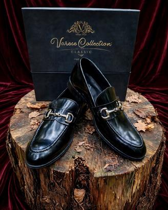 Mocassini uomo Neri pelle tg. 43 Nuovi 