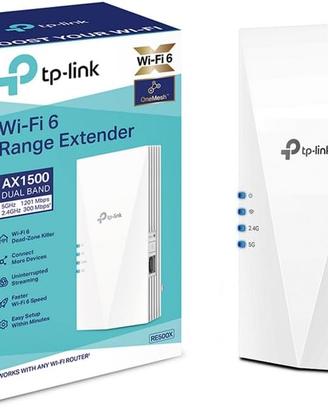 TP Link Ripetitore WiFi 6 RE500X Amplificatore