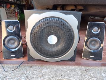 Casse + Subwoofer Trust Tytan 60W Nero 2.1