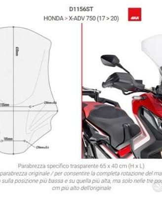 Parabrezza GIVI per Honda X ADV codice D1156ST