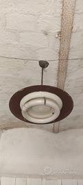 Lampada a sospensione space age anni 60