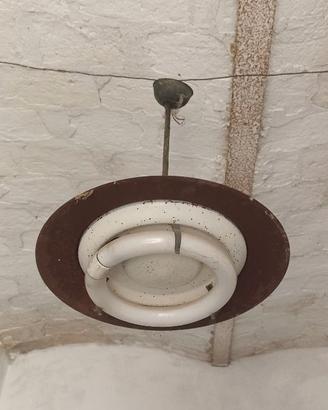 Lampada a sospensione space age anni 60
