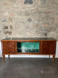 credenza anni 50-60 con vetrina
