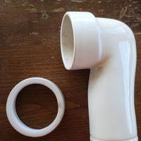 Raccordo in ceramica per WC da pavimento