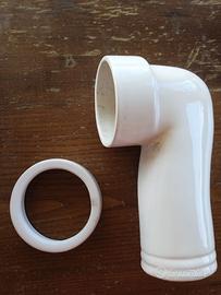 Raccordo in ceramica per WC da pavimento