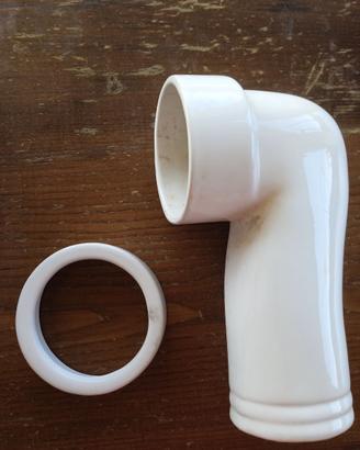 Raccordo in ceramica per WC da pavimento
