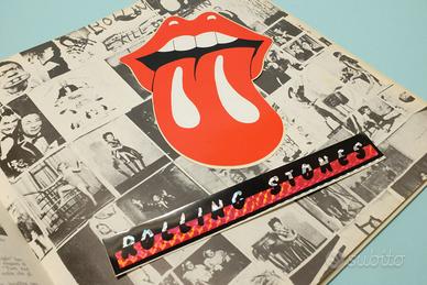 Adesivo lingua Rolling Stones anni 80 prismatici