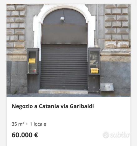 Bottega centro storico Catania