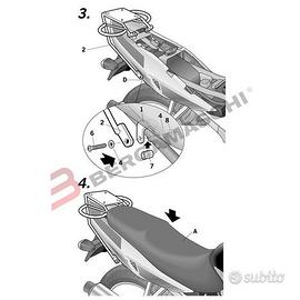 Portapacchi completo shad suzuki GS 500 - GS 500 F