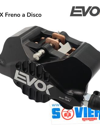 Pinza Freno Anteriore nera EVOK Iron Brake P34 Ves