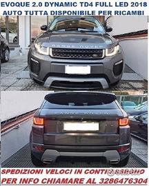 Evoque 2018 dynamic 2.0 150cv ricambi disponibili